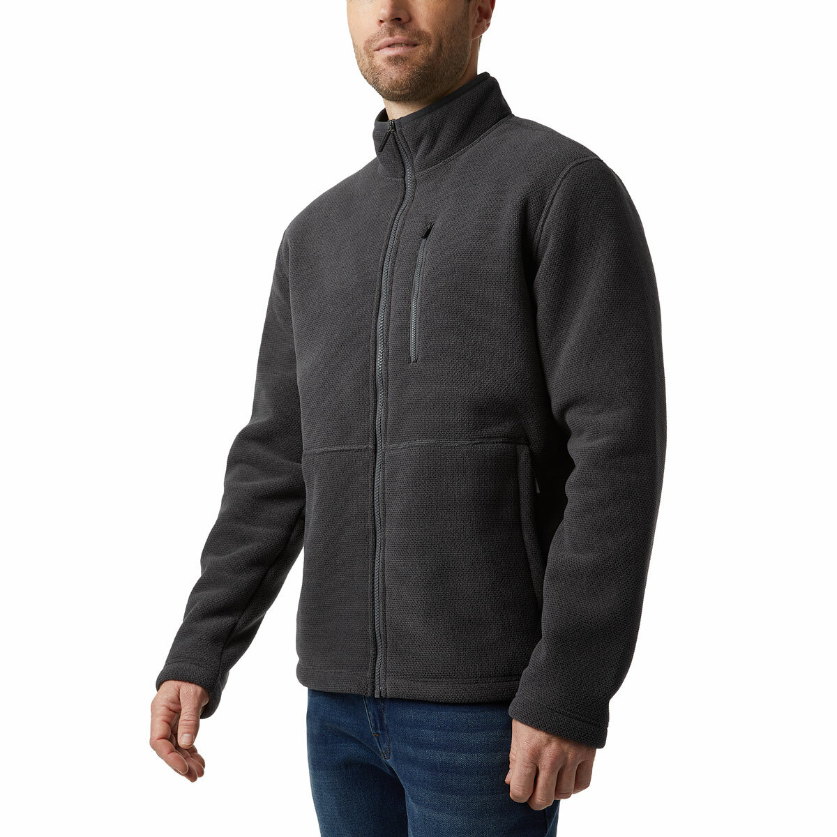 32 Degrees Men's Weekend Sherpa Fleece in Charcoal