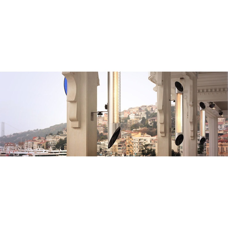 Veito Blade S2500 Indoor And Outdoor Carbon Infrared Heater Silver