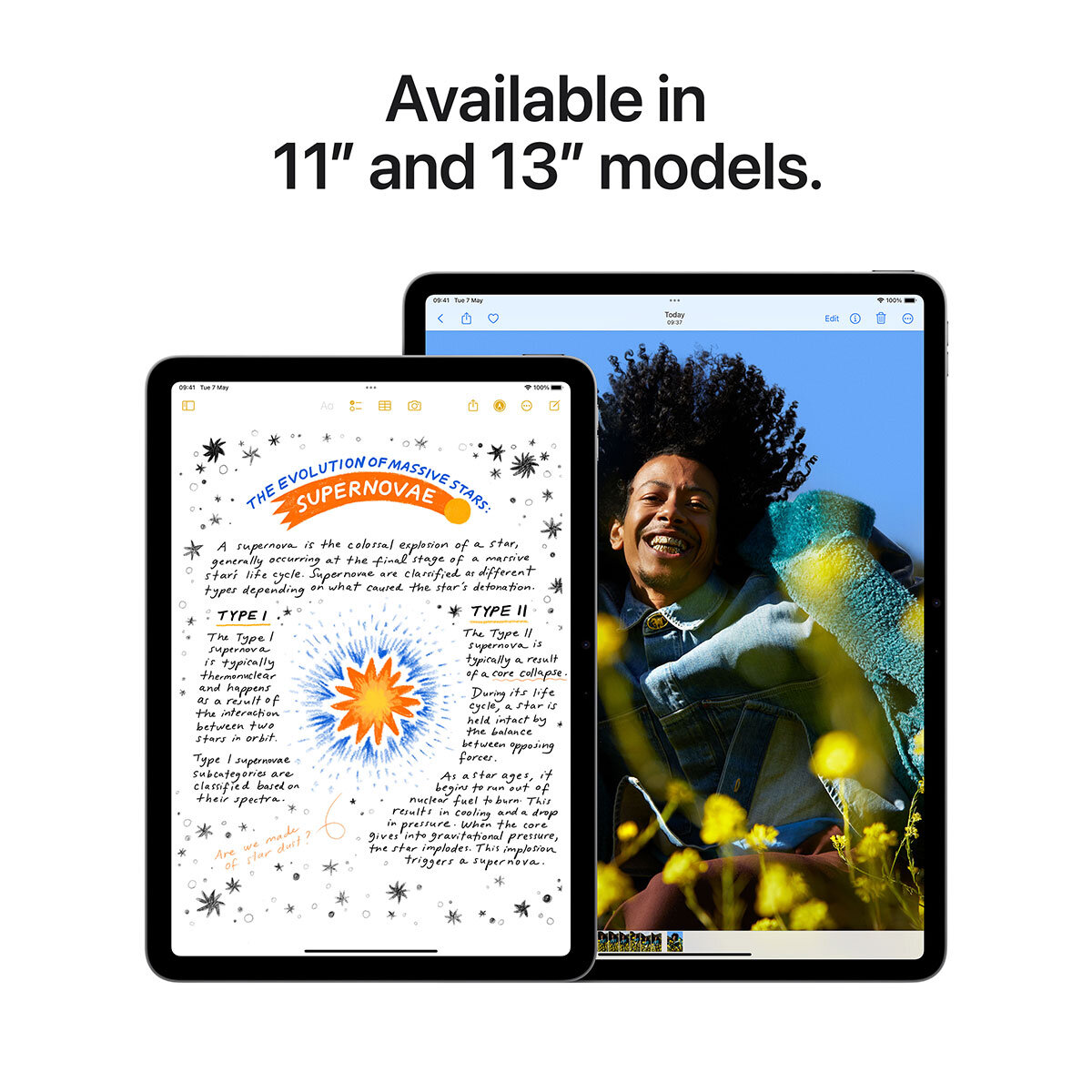 Apple iPad Air 6th Gen 2024, 13 Inch, WiFi, 256GB in Space Grey, MV2D3NF/A