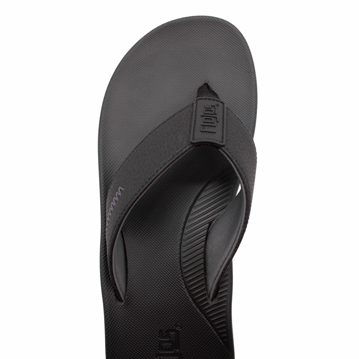 Flojos Mens Eves Flip Flop in Black