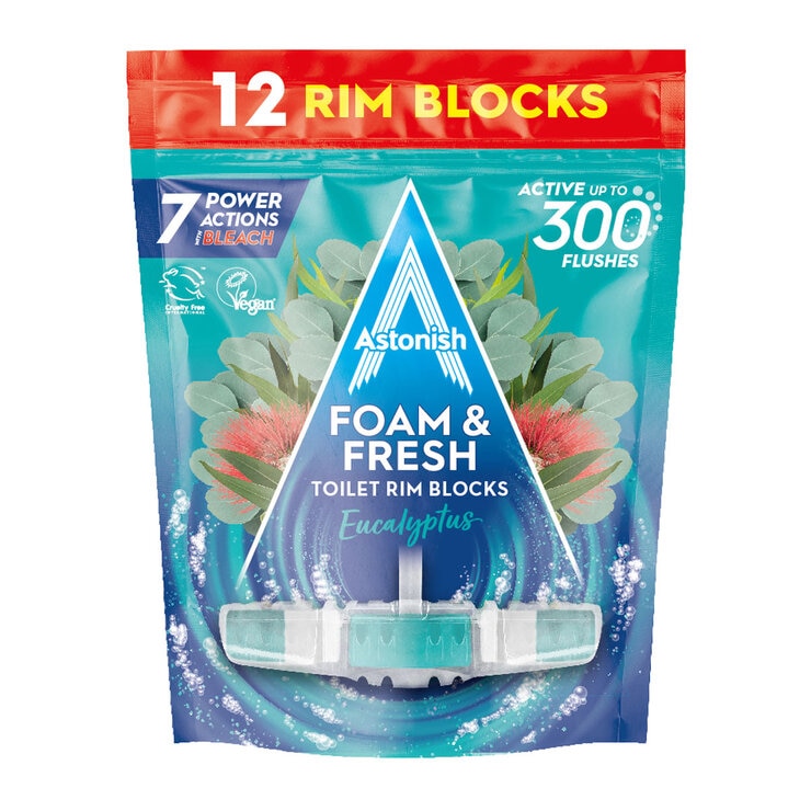 Astonish Toilet Rim Blocks, 12 Pack Astonish Toilet Rim Blocks, 12 Pack
