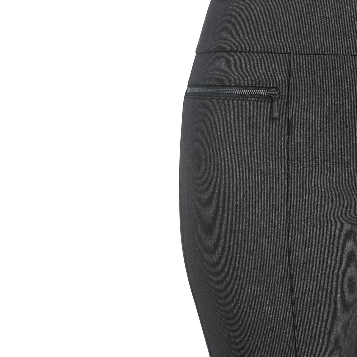 Hilary Radley Women's Pull On Pant in Grey