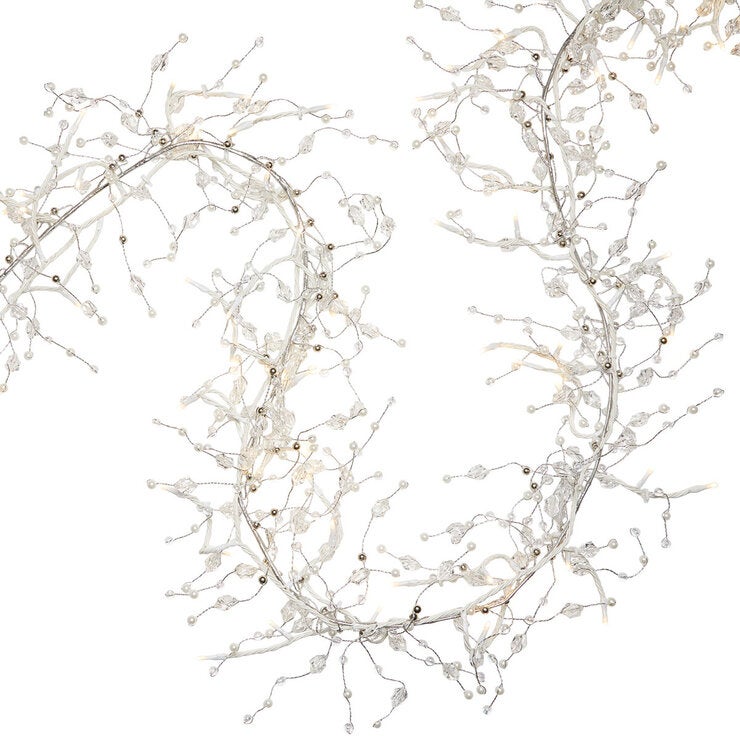 9 ft LED Garland with Microlights 9 ft LED Garland with Microlights