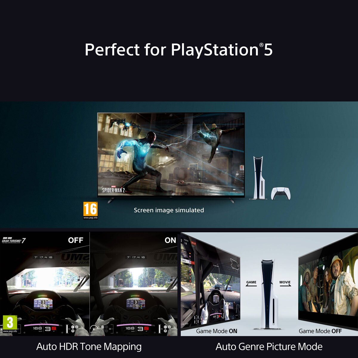 Buy Sony K55XR70PU 55 inch 4K QLED XR Mini LED TV at Costco.co.uk