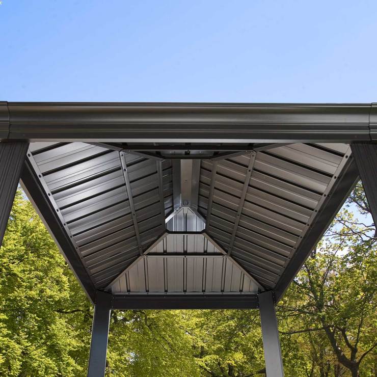 Sojag Messina 6ft x 8ft (1.82 x 2.43m) Grill Shelter with Galvanised