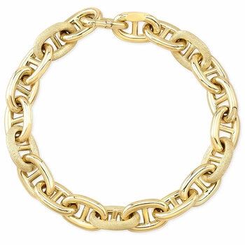 14ct Yellow Gold Anchor Link Bracelet