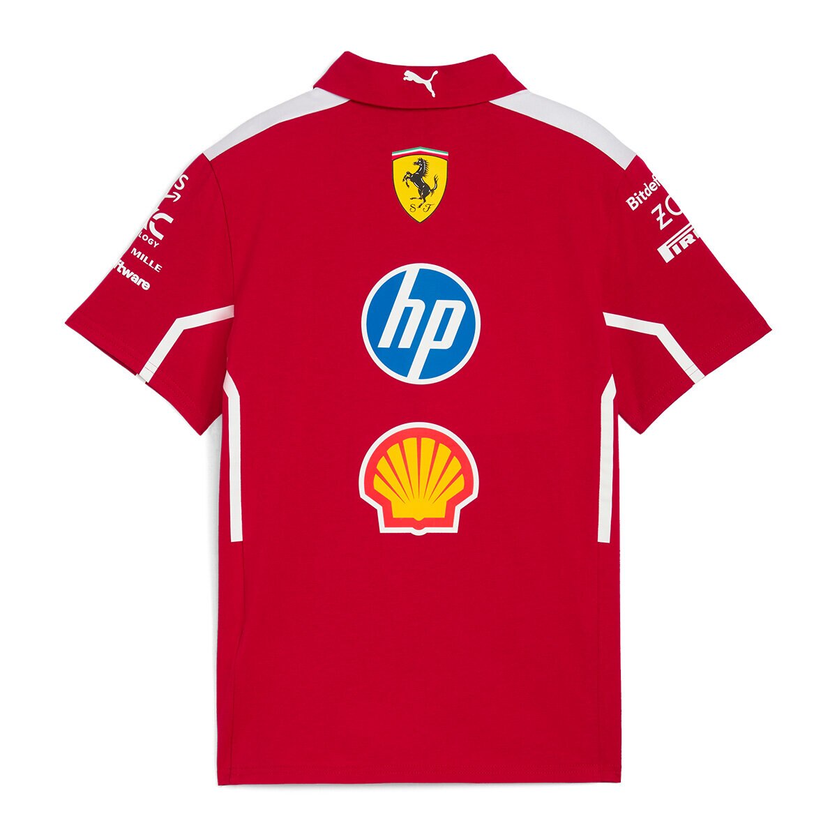 Scuderia Ferrari F1 Team Mens Dark Cherry Polo 2026