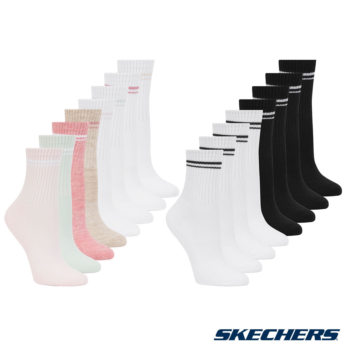 Skechers Lowcut Sneaker Sock 8 Pack