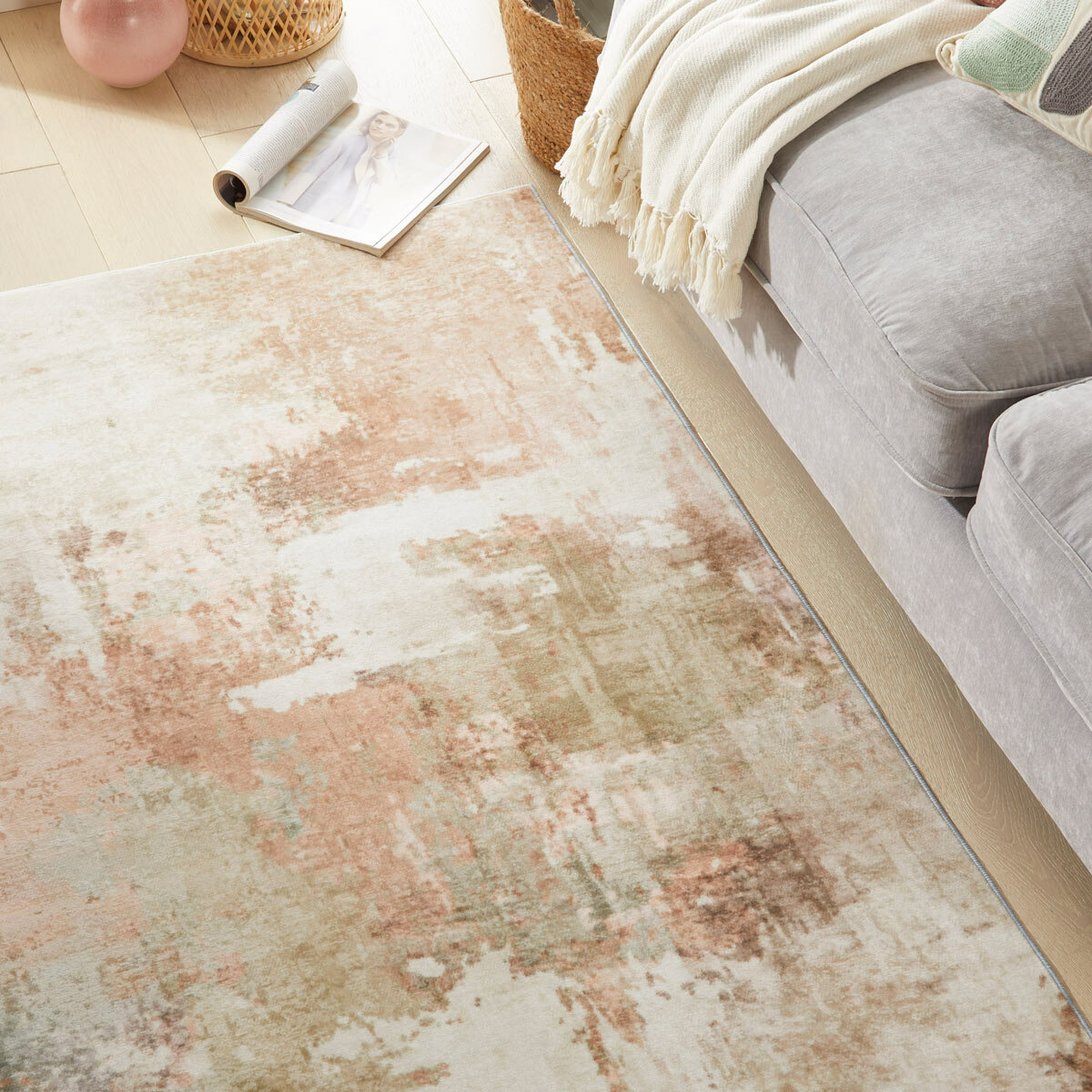 Concept Looms Liberty Spring Washable Rug, in 3 Sizes