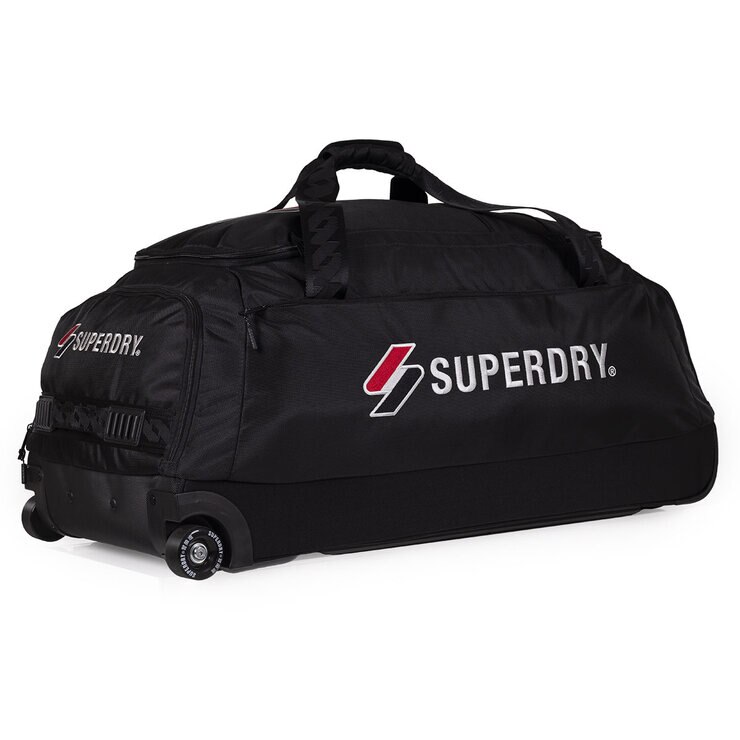 Superdry 30" (77cm) Wheeled Holdall in Black
