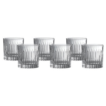 Royal Doulton Linear Crystal Glass Tumblers, 6 Pack