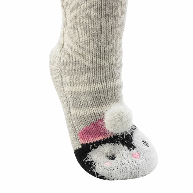 Jane & Bleecker Ladie's Critter Sock 2 Pack in Polar Bear and Penguin Jane & Bleecker Ladie's Critter Sock 2 Pack in Polar Bear and Penguin
