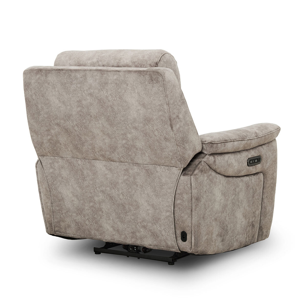 Oscar Grey Fabric Power Reclining Armchair with Power Headrest