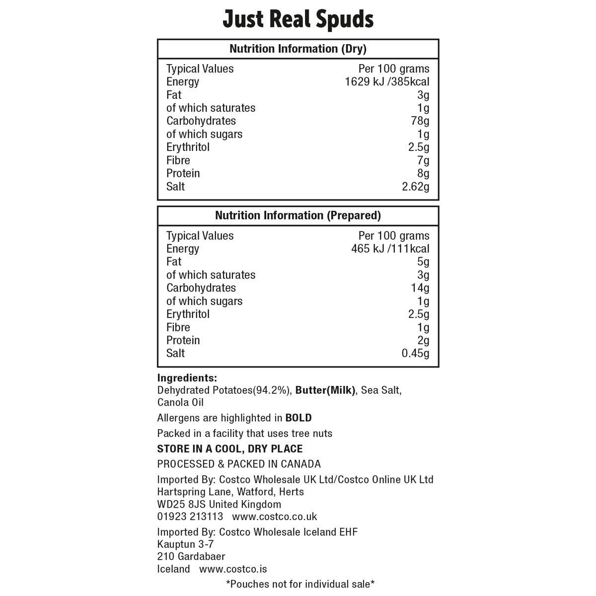 Nutritional Information