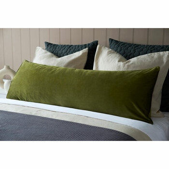 Belledorm Velvet Long Bolster Cushion in 4 Colours, 43 x 120 cm