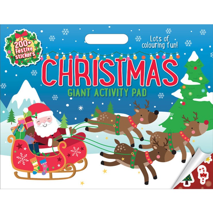 Front cover of Giant Christmas activity pad Front cover of Giant Christmas activity pad