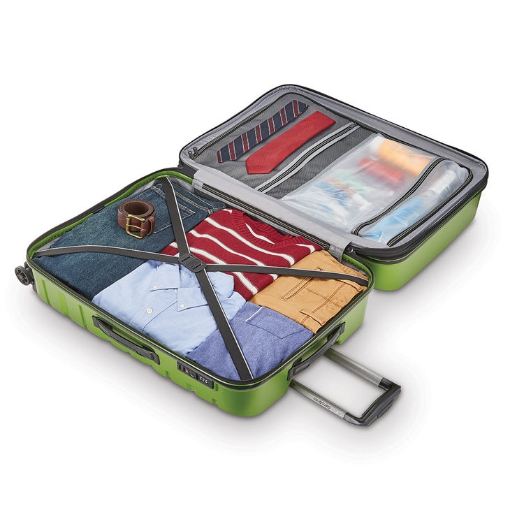 Samsonite Tech2, 2 Piece Hardside Suitcase Set, Lime Costco UK