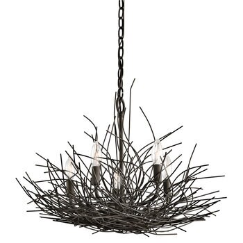 Kichler Organique 5 Light Chandelier 61cm