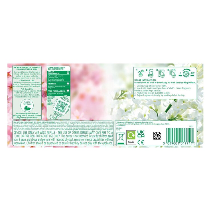 Airwick Scented Oil Electrical Plug In Diffuser