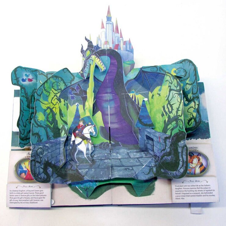 Page spread of Disney Princess pop up Page spread of Disney Princess pop up