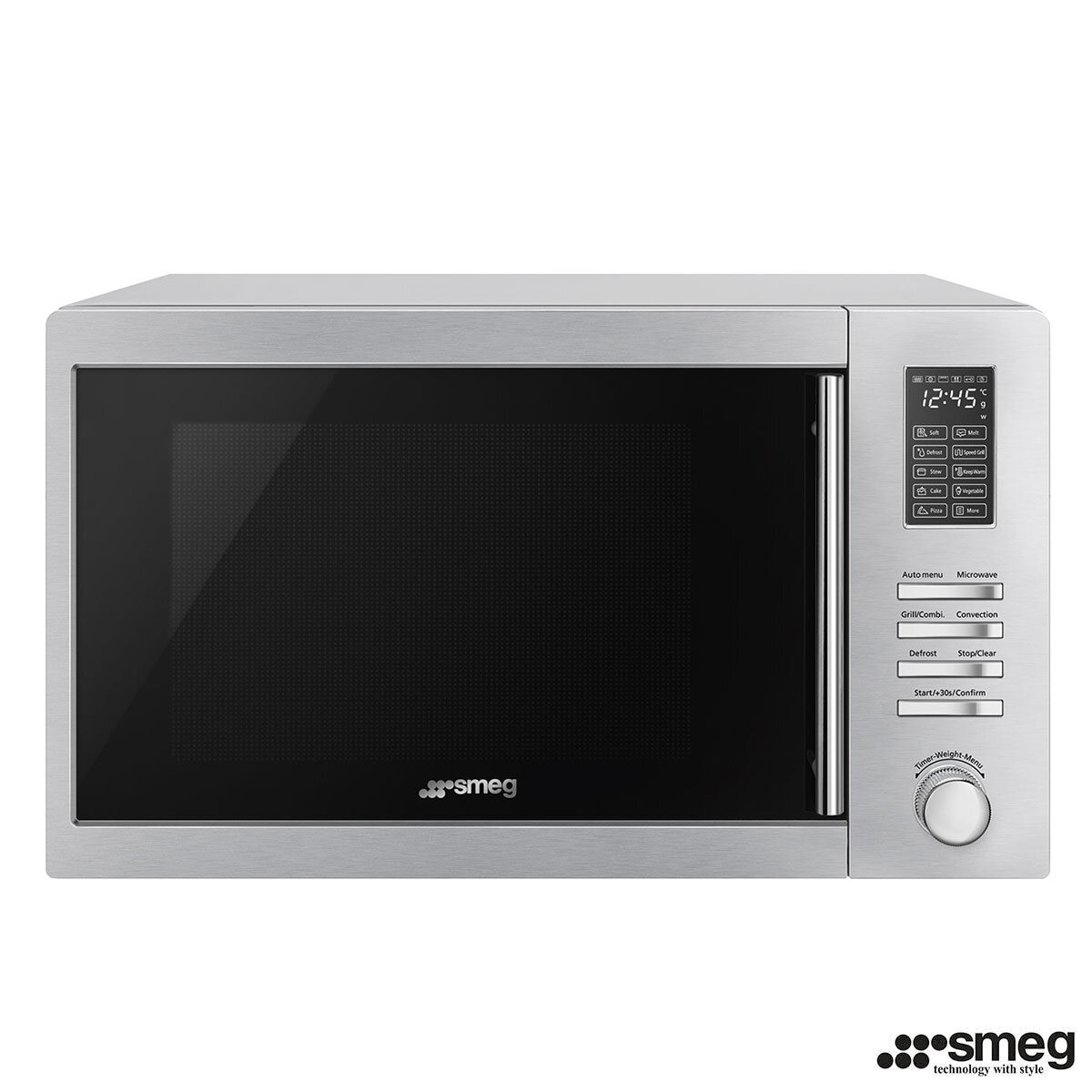 Image of the front of Smeg Microwave