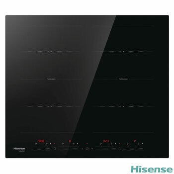 Hisense Hi6 HI6442BSCE 60cm Electric Induction Hob with Area Flex, in Black