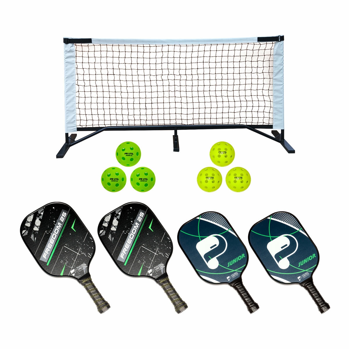 Studio image of the Pickleball United Family Set