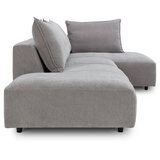 Gilman Creek Macon Grey  Fabric Sectional Sofa