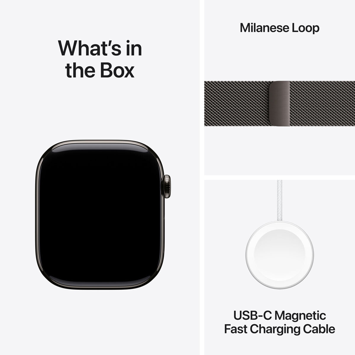 Buy Apple Watch Series 10 + Cellular, 46mm Slate Titanium Case with Black Sports Band M/L, MWYE3QA/A at costco.co.uk