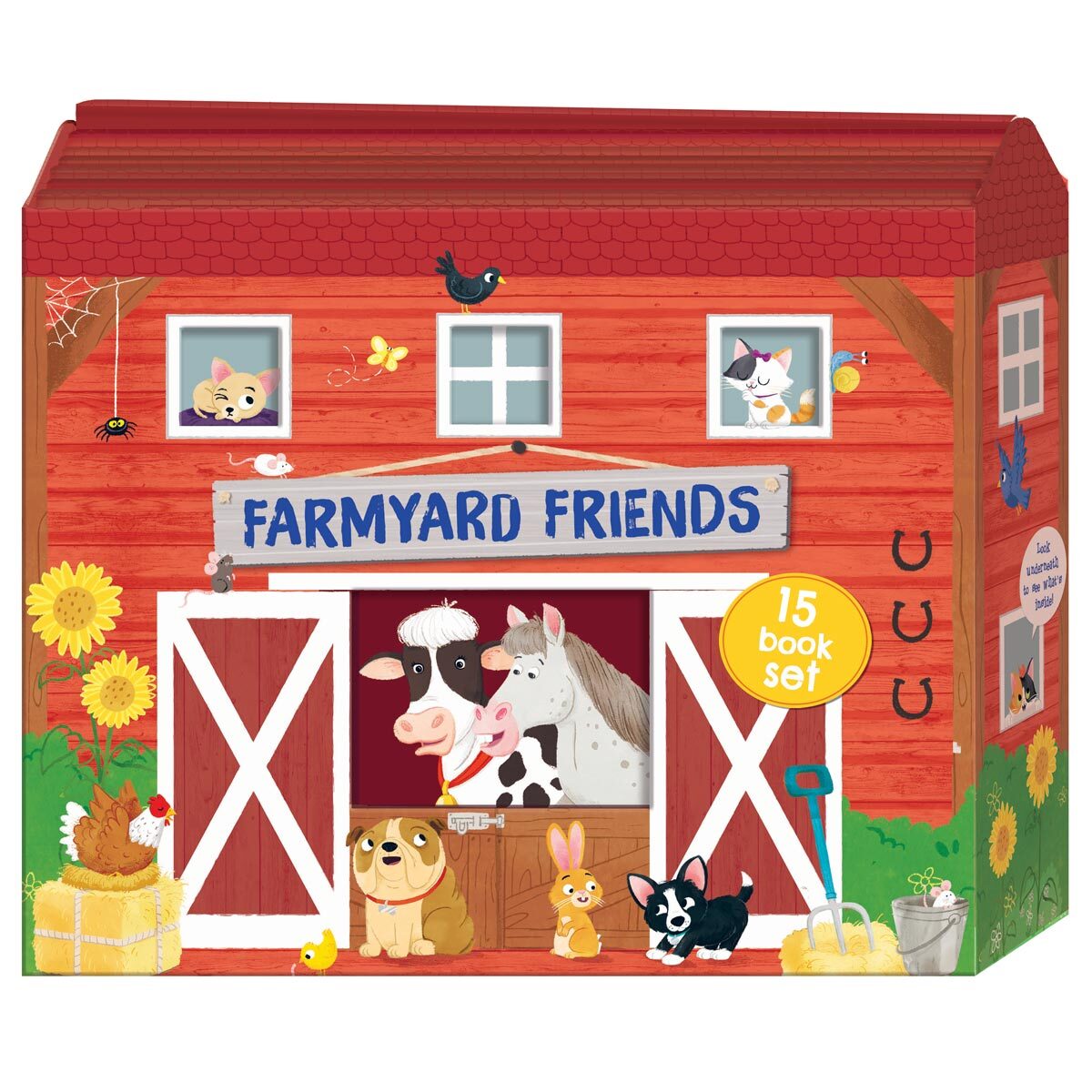 Farmyard House Shaped 15 Book Set (1+ Years)