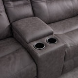 Jackson Grey Fabric Power Reclining Corner Sofa