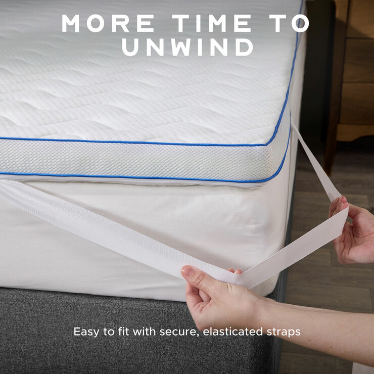 Snuggledown Luxury Memory Foam & Gel Mattress Topper in 2 Sizes
