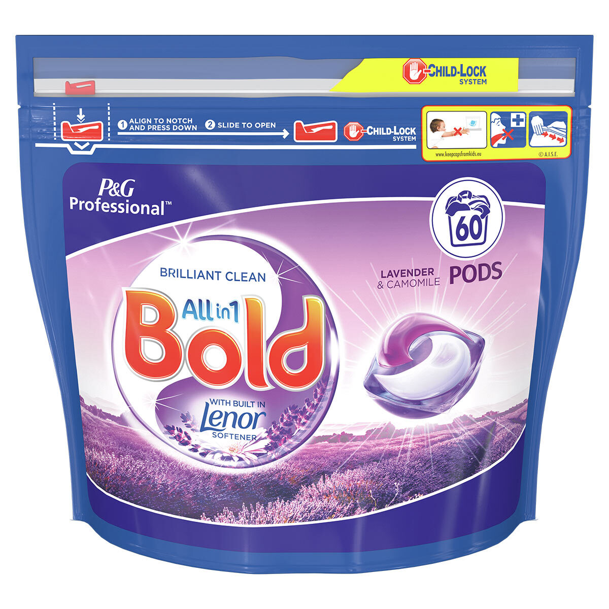Bold All in One Pods, 120 Wash