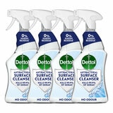Dettol Antibacterial Surface Cleanser Spray, 4 x 750ml