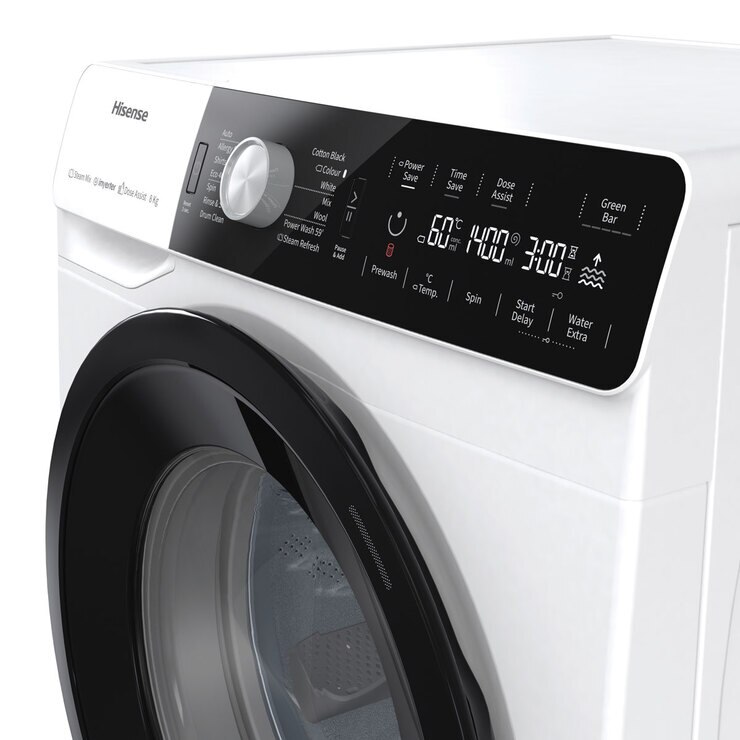 Hisense WFGA80141VM, 8kg, 1400rpm Washing Machine, B Rated in White