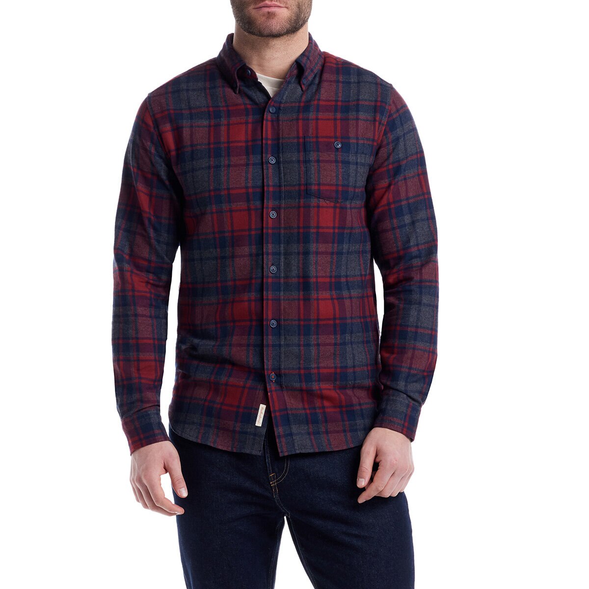 Weatherproof Men's Long Sleeve Flanne lShirt