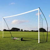 Lifestyle image of the 12X6ft goal and carry bag