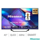 Buy Hisense 43A7STUK 43 Inch QLED HD Smart TV at Costco.co.uk