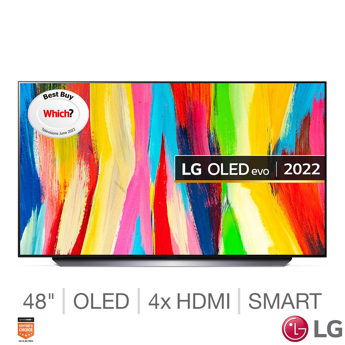 LG OLED48C26LB 48 Inch OLED 4K Ultra HD Smart TV