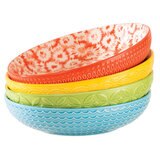 Signature Stoneware 4 Piece Serving Bowls Set