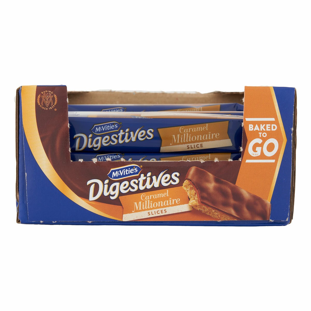 MCVITIES DIGESTIVES CARAMEL SLICE 12X59G