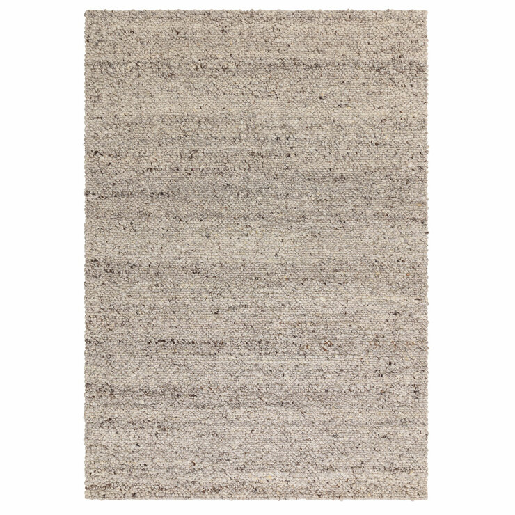 Adler Bouclé Wool Silver Rug, in 3 Sizes Adler Bouclé Wool Silver Rug, in 3 Sizes