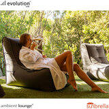  Ambient Lounge Evolution Lounger Outdoor Bean Bag in Black 