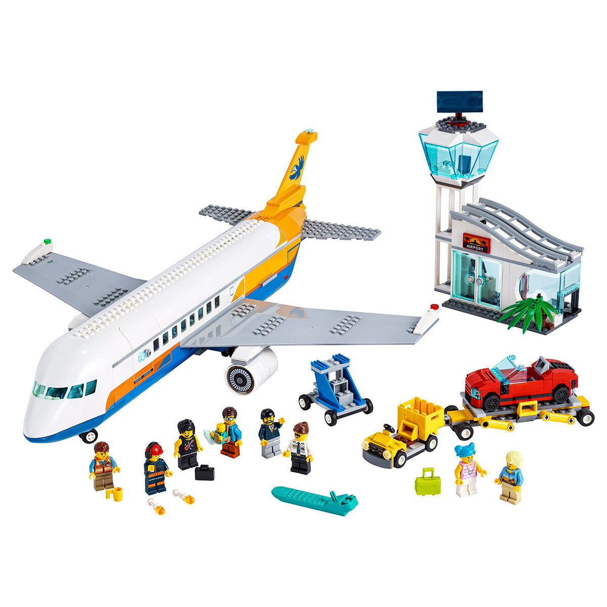 Aeroplane with Minifigure contents