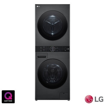 LG WT1210BBTN1, 12kg/10kg, 1400rpm, WashTower, A/A+++ Rated in Black Steel LG WT1210BBTN1, 12kg/10kg, 1400rpm, WashTower, A/A+++ Rated in Black Steel