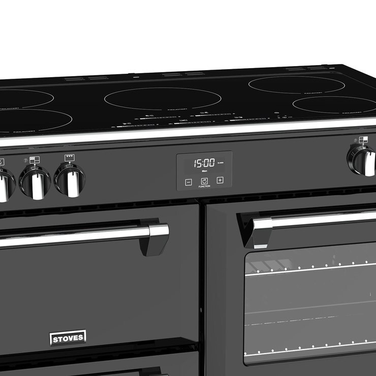 Stoves Richmond S1000Ei, 100cm Induction Range Cooker A Rating in Black