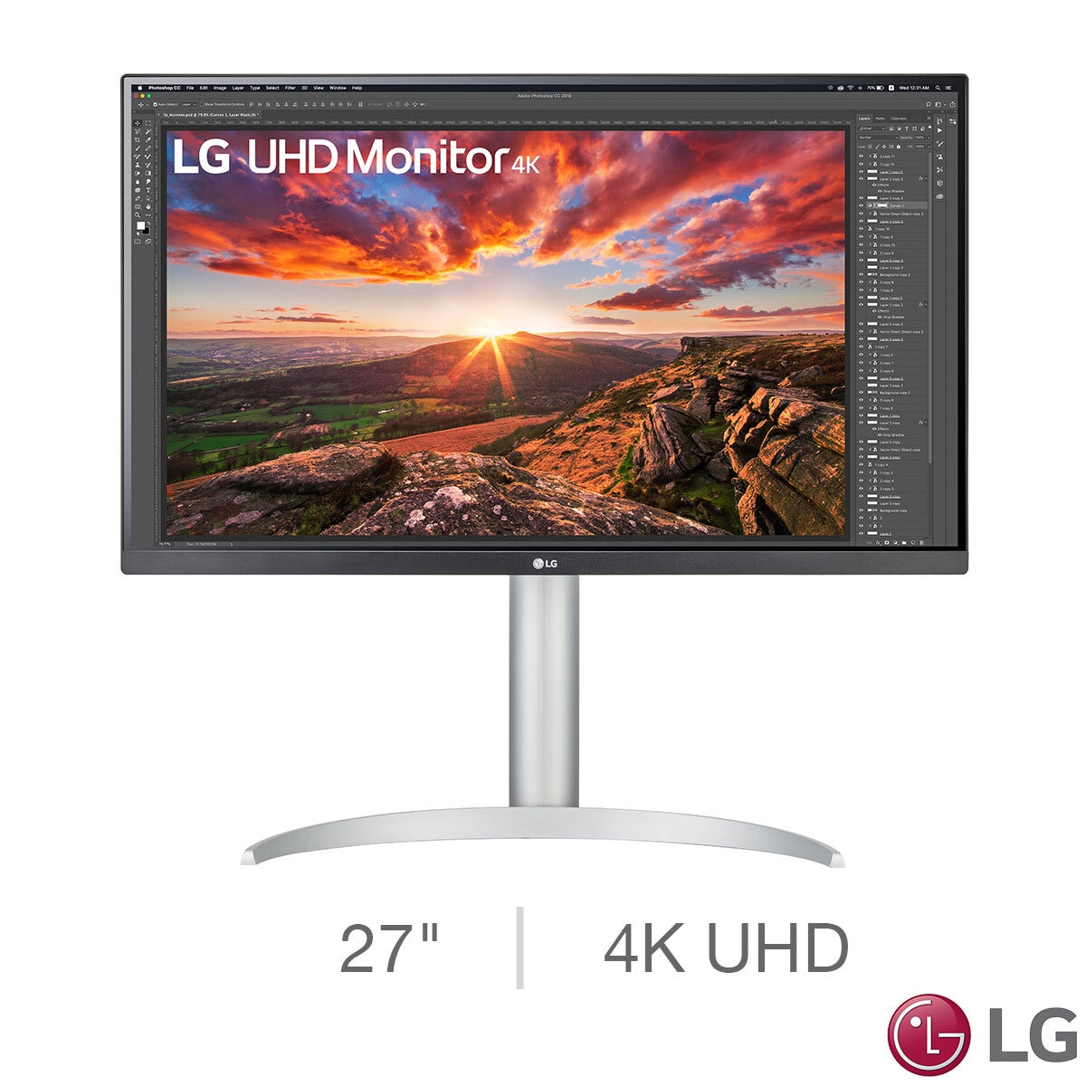 LG 27UP850, 27 Inch 4K Ultra HD IPS Monitor Costco UK