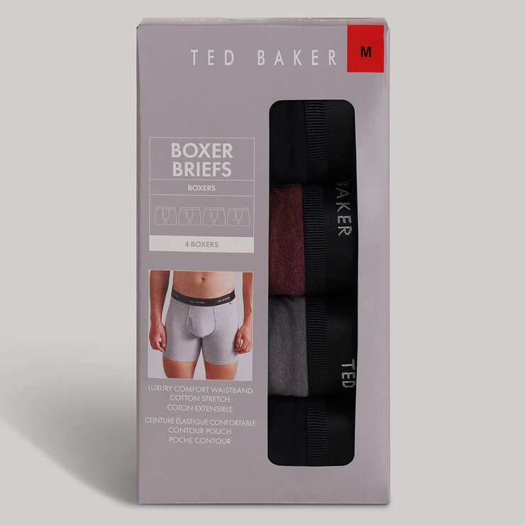 Ted Baker Men's Boxer Shorts, 4 Pack