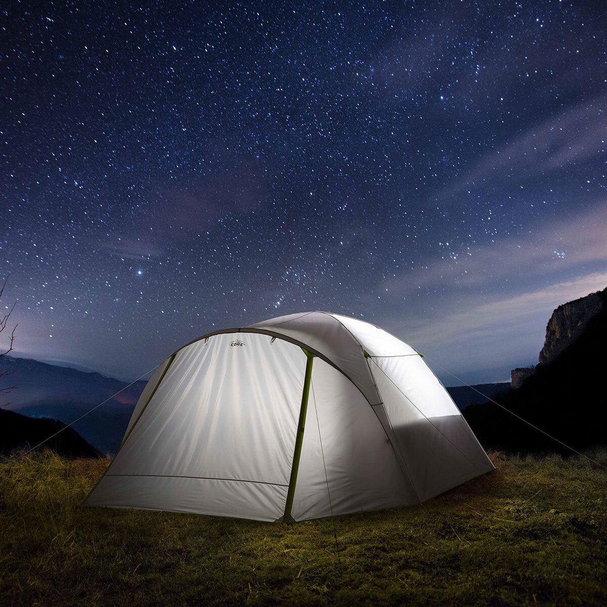 CORE Lighted Dome Tent, 6 Person | Costco UK