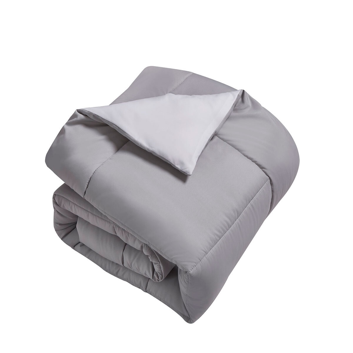 Hotel Grand Reversible Coverless Double Duvet in Grey